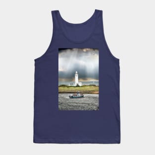 Hampshire Hurst Point Lighthouse, England art Tank Top